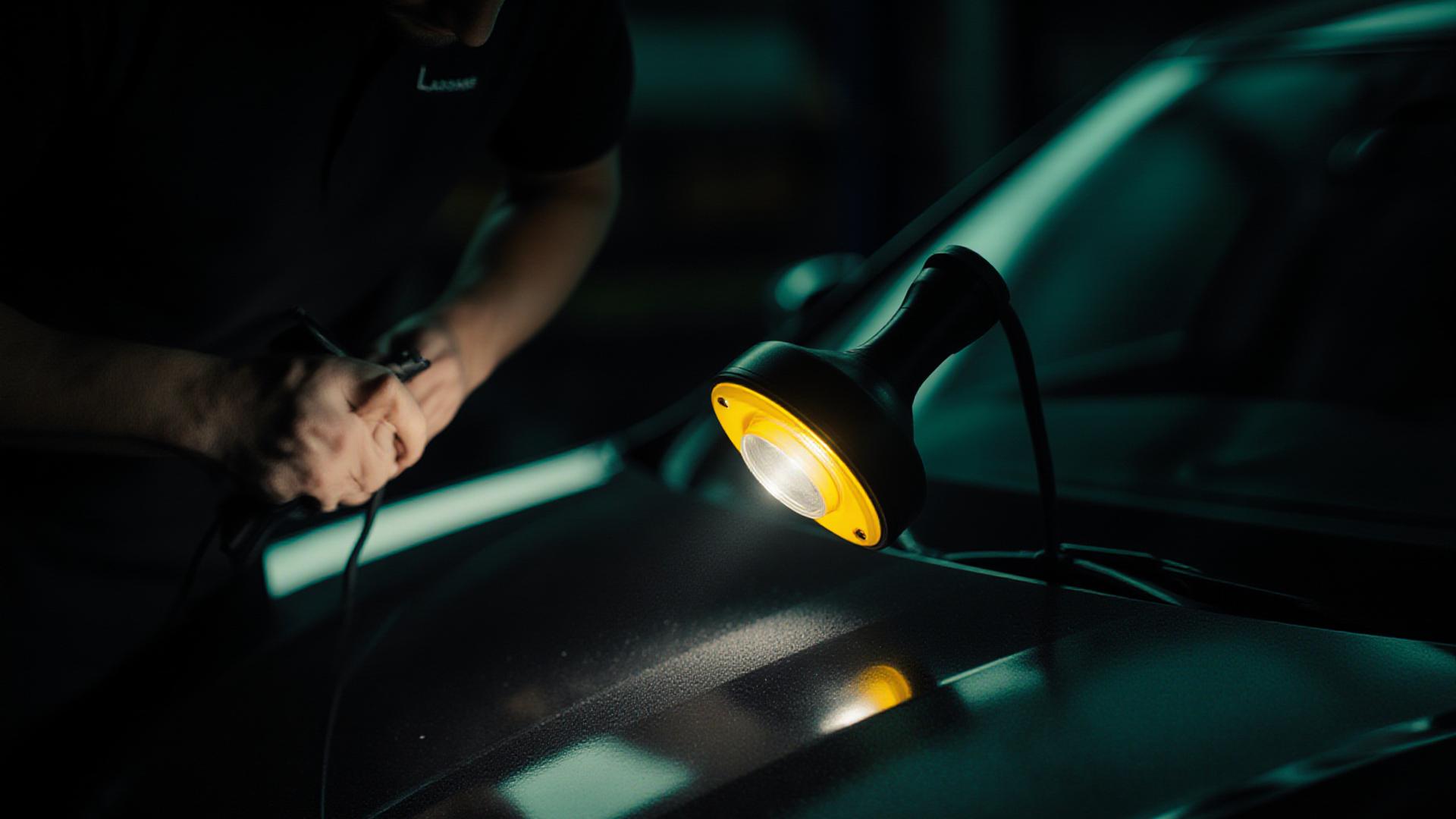 精密な作業を行うShishi Detailingの創業者